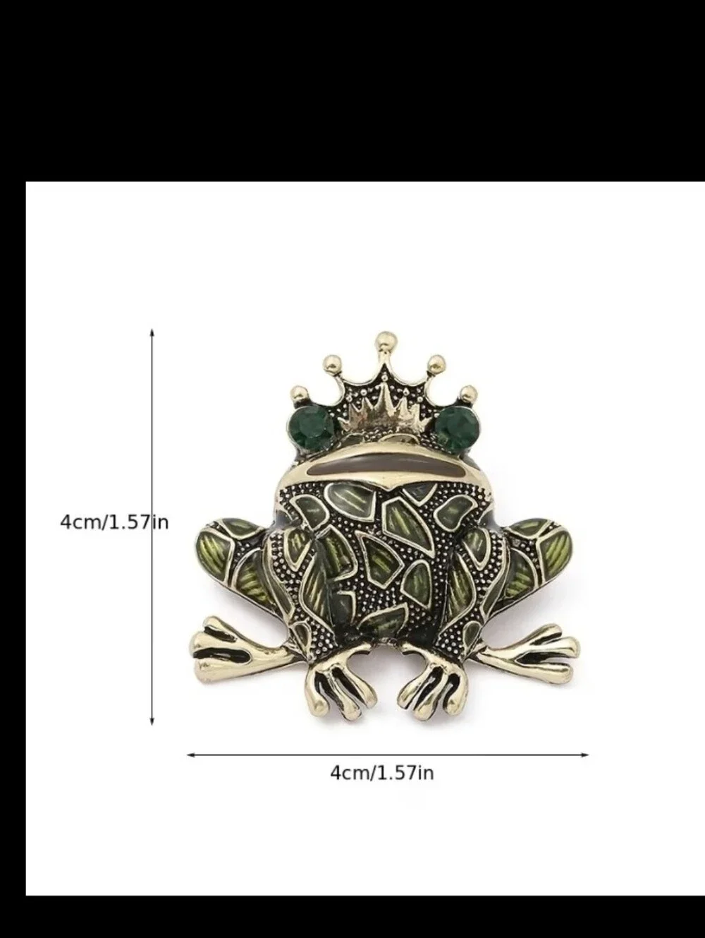 Frog Prince Brooch NEW